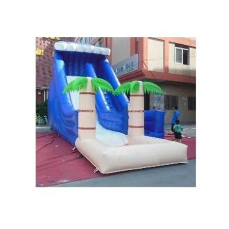 

Commercial PVC Water Slide Inflatable Model inflatable water slide with a funny pool