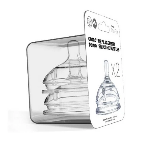 Baby Silicone Replacement Nipples In Variable Flow For Ages 0 3Months