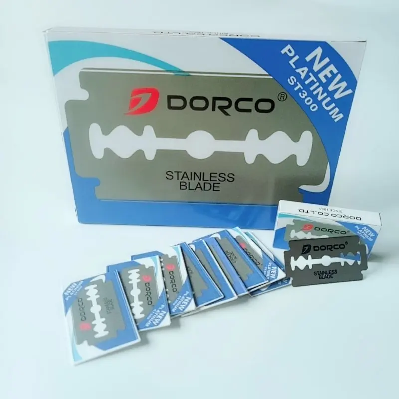 

100pcs Double-sided Razor Blades Brand Stainless Safety To Shave Blade To Razor For Men Shaving Blades