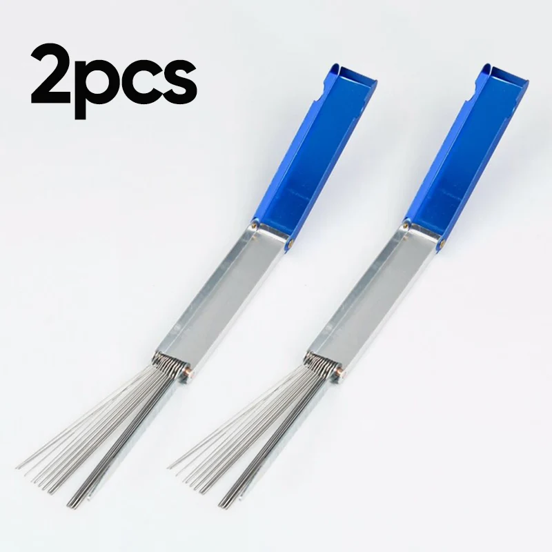 

2 Pcs/set Cleaning Tool Steel Clean Needles For Motorcycle ATV Carburetor Carb Jet
