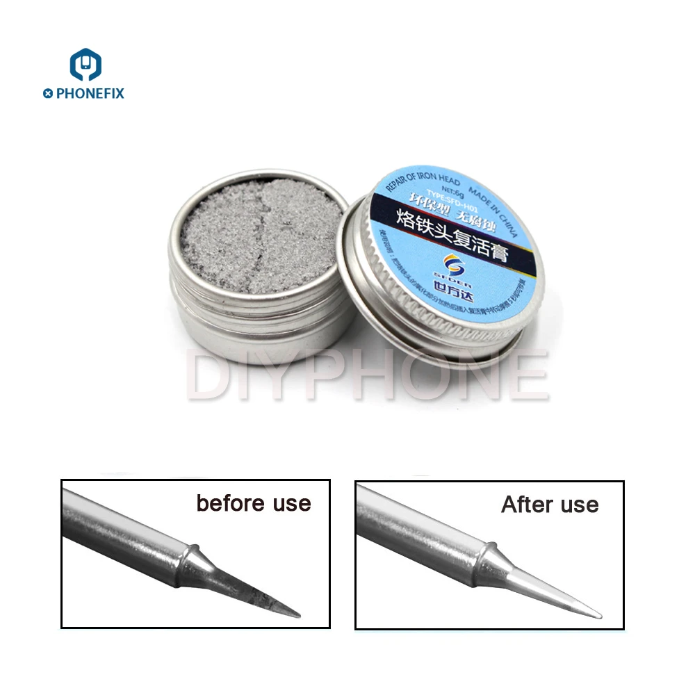 Electrical Soldering Iron Tip Refresher Solder Cream Clean Paste For