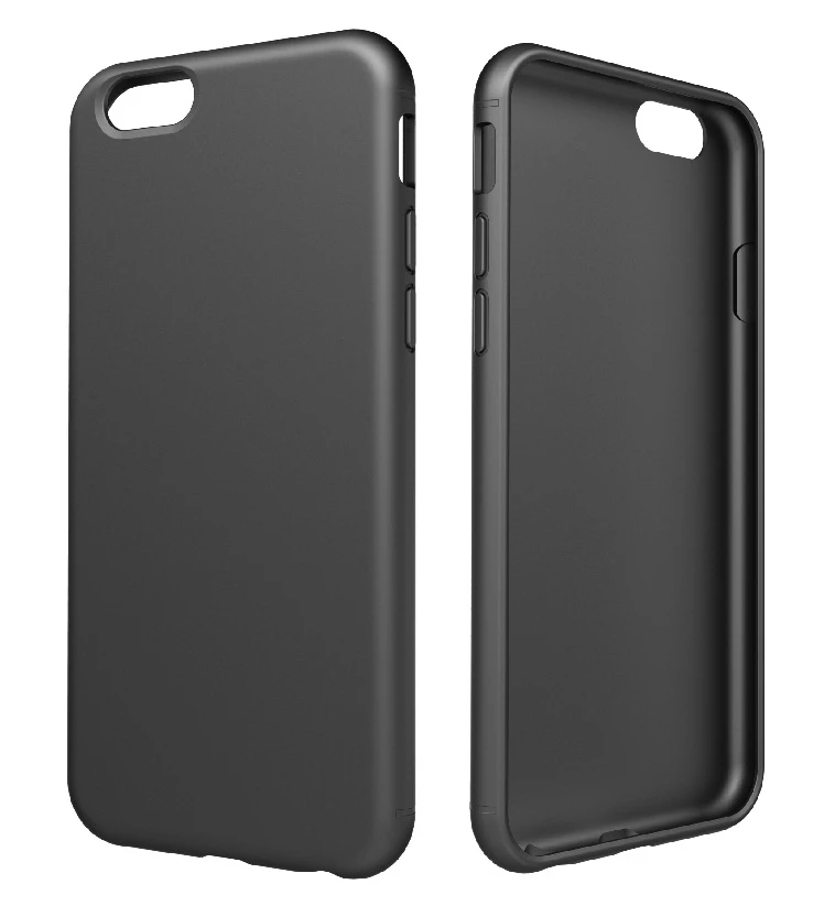 Basic Pure Color Soft Gel Phone Cases 1.2mm Thick Cover For iPhone 6 6S