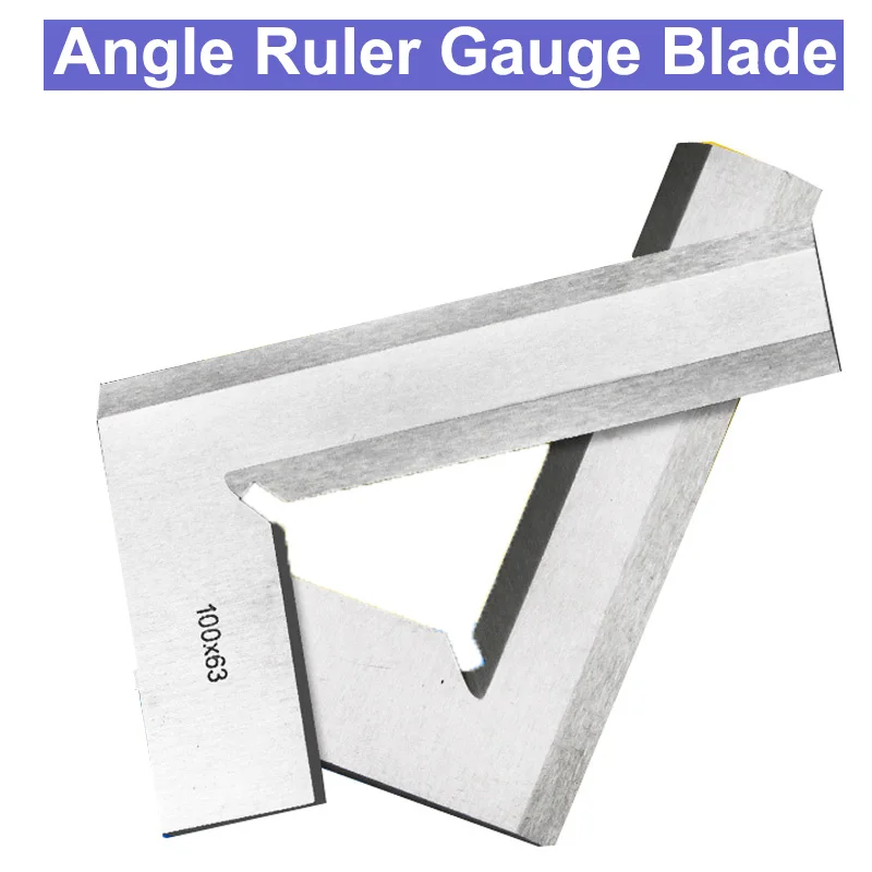 

100x63mm Angle Square Broadside Knife-Shaped 90 Degree Angle Blade Ruler Gauge Blade Measuring Tool