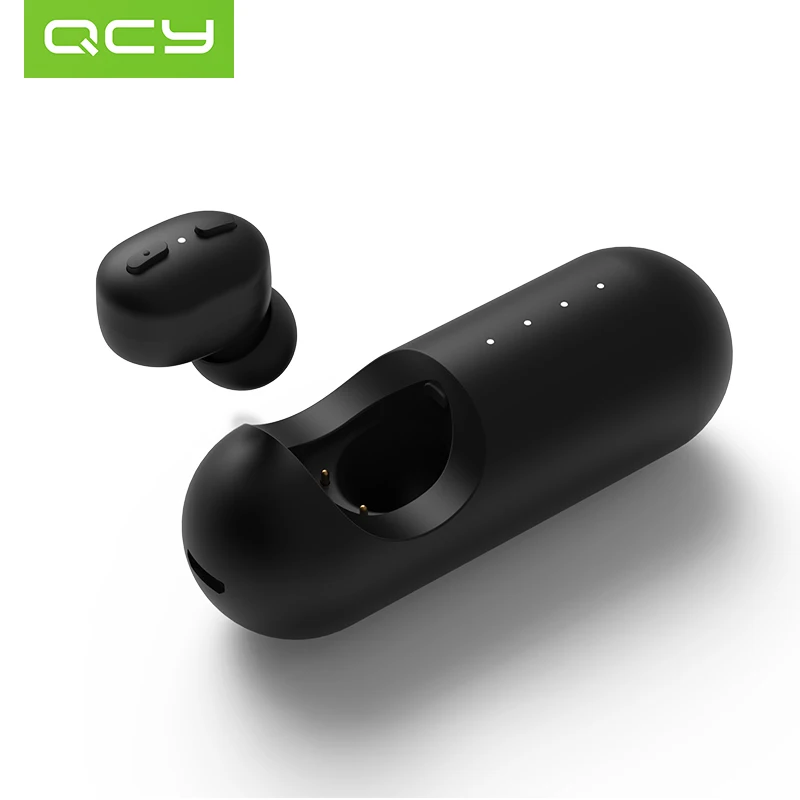 

QCY Mini1 Bluetooth headphone wireless headset invisible business earphone mono channel earbud and charging case with microphone