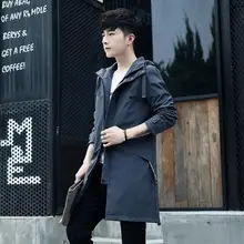 M~ 4XL! Новинка мужская одежда Большие размеры корейский стиль Версия студентов красивое длинное пальто певицы костюмы