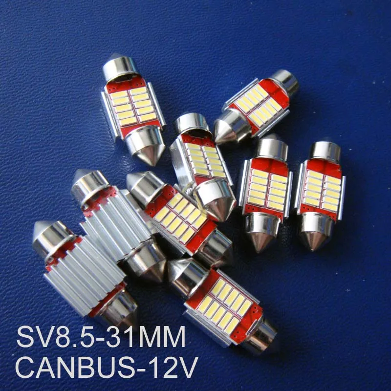 High quality 12V 31mm Auto Festoon Led Lamps CANBUS Error Free Car Interior Dome Lamp Reading Bulbs free shipping 100pcs/lot | Освещение