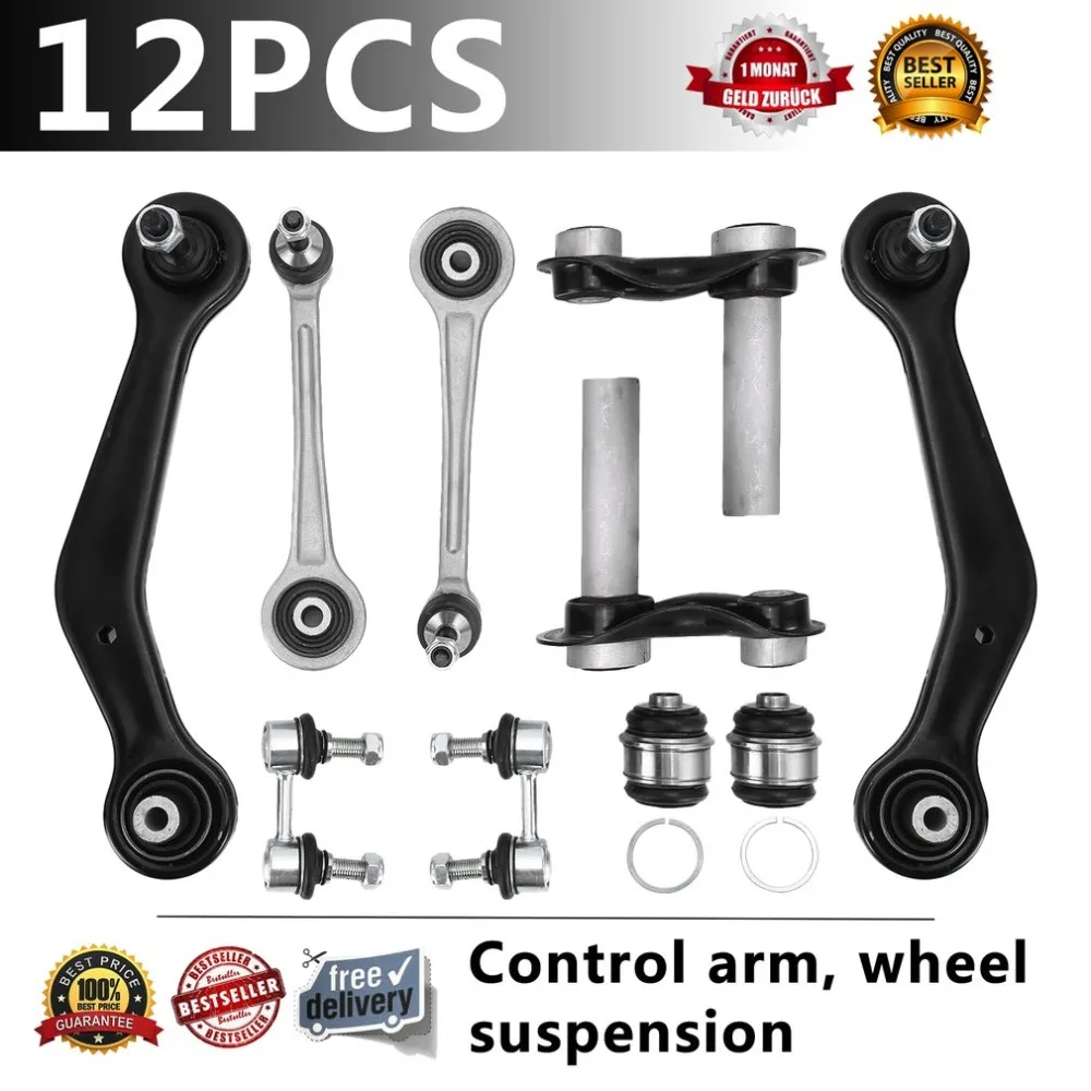

10 Pcs Control Arm Set For BMW 5-ER Wishbone Set Rear Linkage Bearing Automobile Suspension Kit Vehicle Parts High Quality