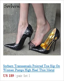 Sorbern/женские босоножки на очень высоком каблуке 30 см; обувь для вечеринок на очень тонком каблуке; большие размеры; летние открытые босоножки на толстой платформе