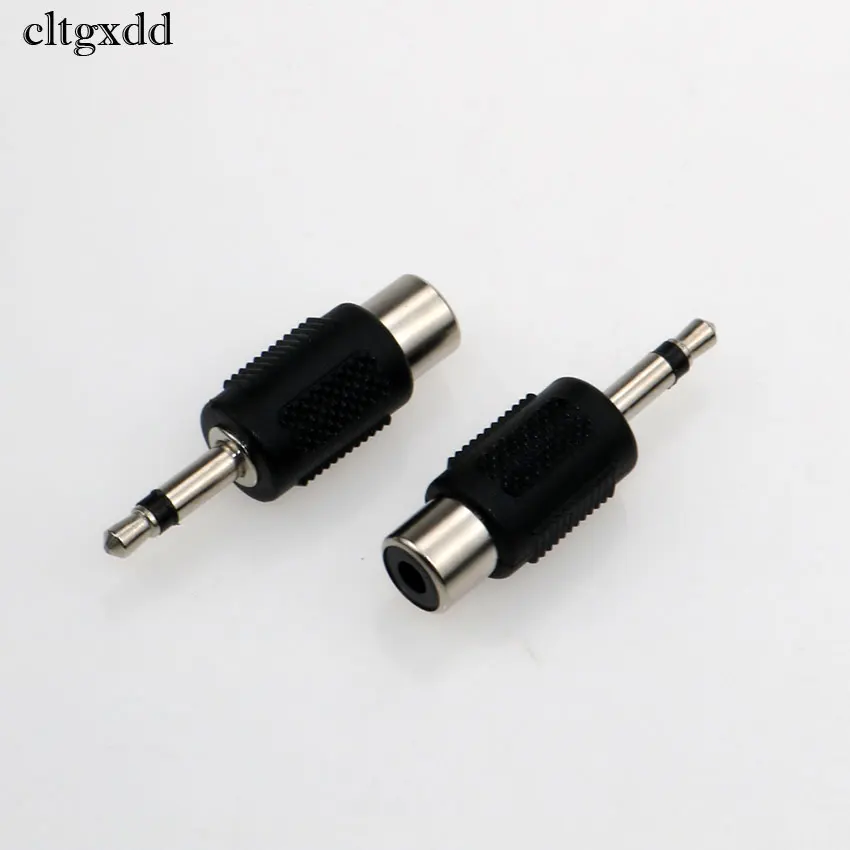 Cltgxdd 1-10 шт. 3 5 мм 2-полюсный моно-штекер в RCA гнездо Аудио адаптер разъем |