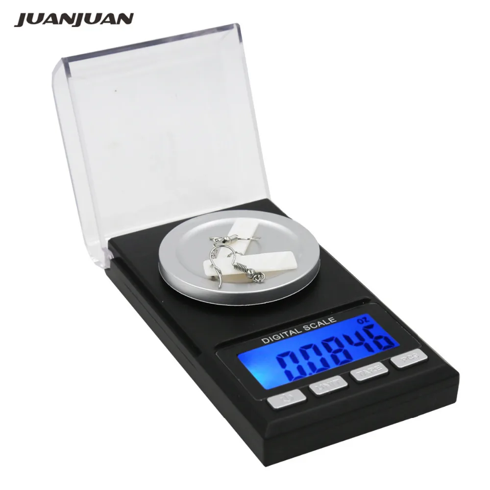 0.001-50g//0.01-200g Digital Electronic Balance Kitchen Jewelry LCD Weight Scale