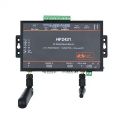 HF2421 4G двойной Порты и разъёмы Серийный Сервер RS232 RS485 RS422 к Ethernet Wi-Fi 4G 3g GPRS сети конвертер