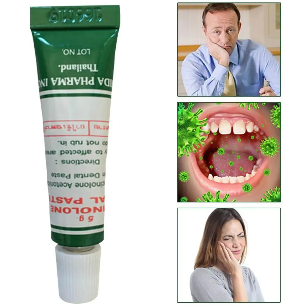 

1pcs Mouth Ulcer Relief Gel Natural Herbal Oral Antibacterial Cream Fast Relief from Severe Pain & Irritation Oral Care