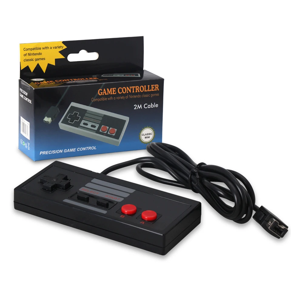 

2Pcs Wired NES Mini Controller for Nintend NES Classic Mini Console A+B Button