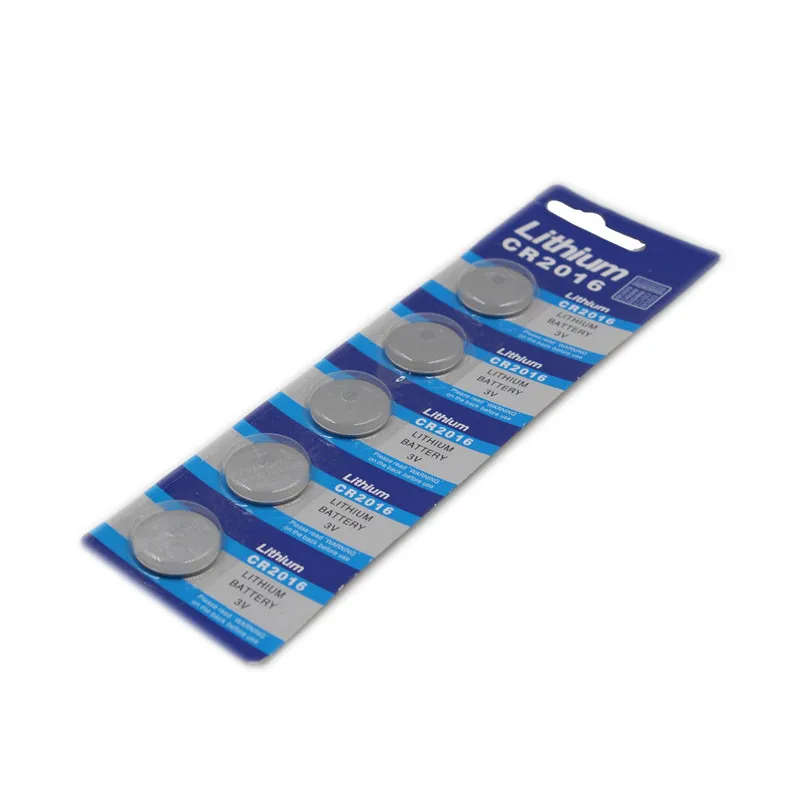 

5pcs/pack CR2016 battery cr2016 3V lithium batteryDL2016 ECR2016 LM2016 BR2016 CR 2016 Button cell Coin Batteries for watch toy