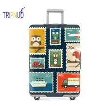 TRIPNUO штамп эластичный толстый защитный чехол на чемодан for19-32 дюймов защитный Пылезащитный Чехол мультяшный чехол для путешествий