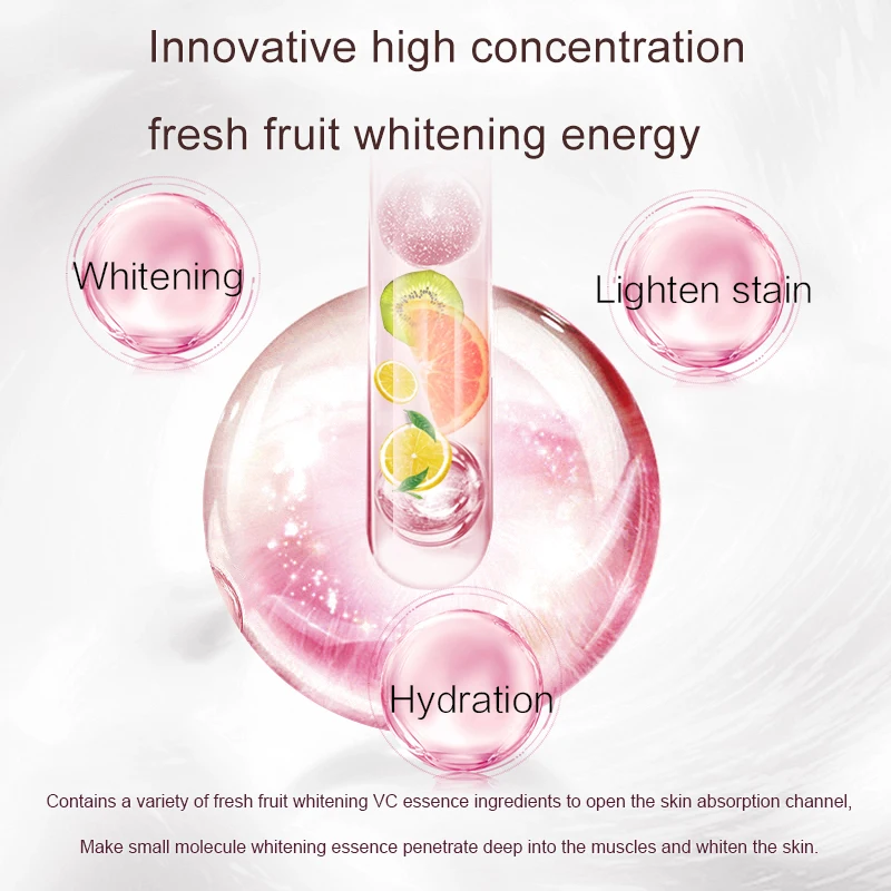 Fonce Skin WhiteningTreatment Fade Freckle Dark Silk Hyaluronic acid Facial Mask Moisturizing Bright Skin 20 piece