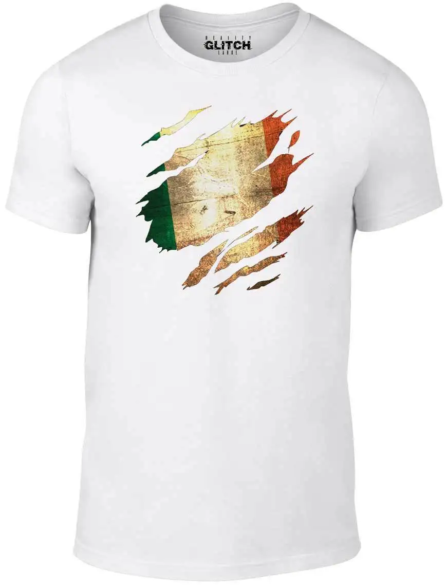 Torn Ireland Flag Vest Funny country Irish retro fashion cool sport pride