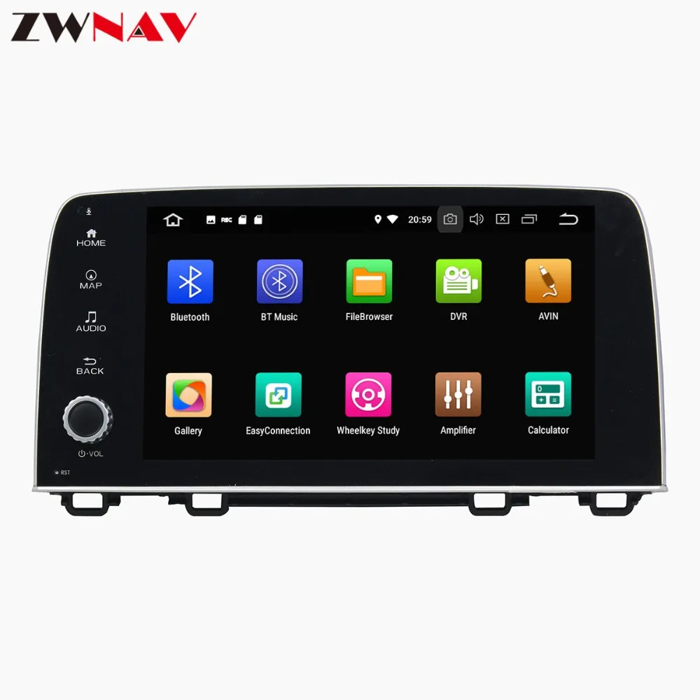 Best 9 inch Android 8 Car DVD Player GPS navigation For Honda CRV 2017 2018 headunit multimedia player tape recorder 5