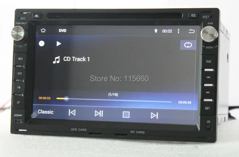 Android 4.4 Quad core car DVD for VW Volkswagen old models 3