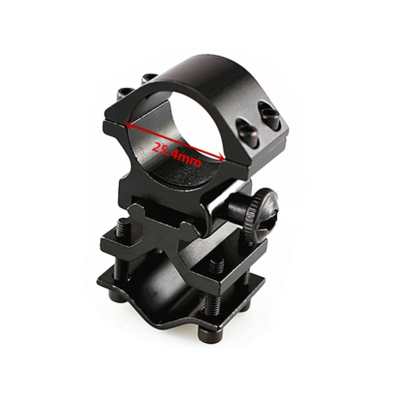 

FIRECLUB Hunting Rifle Optical Sight Bracket holder support Scope Mount Ring flashlight clip 25.4mm Ring Weaverer Rail
