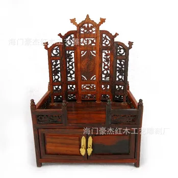 

Redwood imitation Ming furniture miniature red wood dresser exquisite miniature furniture