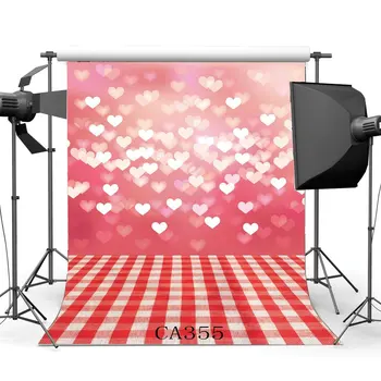 

Photography Backgrounds Bokeh Halos Twinkle Sparkle Hearts Nostalgia Red and White Trellis Floor Seamless Sweet backdrop