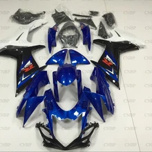GSX-R750 2011- K11 Пластик Обтекатели для Suzuki GSXR600 13 14 Обтекатели GSX-R600 синий черный, белый цвет тела Наборы