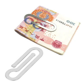 

New Stainless Steel Money Clip Metal Pocket Holder Wallet Credit Card