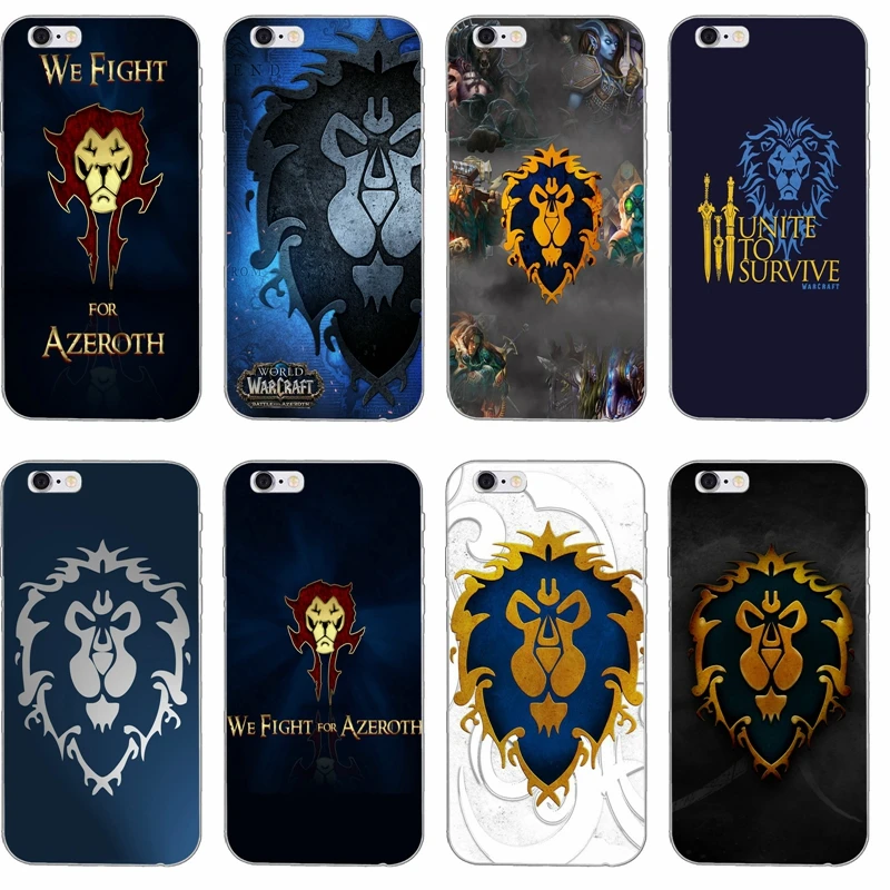 

game World of Warcraft Alliance Soft phone case For Xiaomi Mi A2 6X 8 SE Lite Mix Max 3 Redmi S2 6A Note 6 Pro Pocophone F1