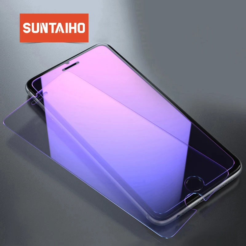 2 шт Suntaiho анти синее легкое закаленное стекло для iPhone XS Max XR 9 H Защитная пленка
