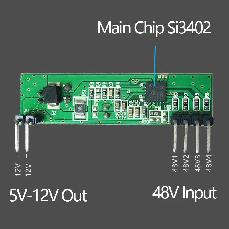 Poe сплиттер модуль адаптер кабель вход 4pin шаг 2,54 мм dc Выход 2pin разъем IEEE802.3af для ip камеры инжектор 12 В 1A