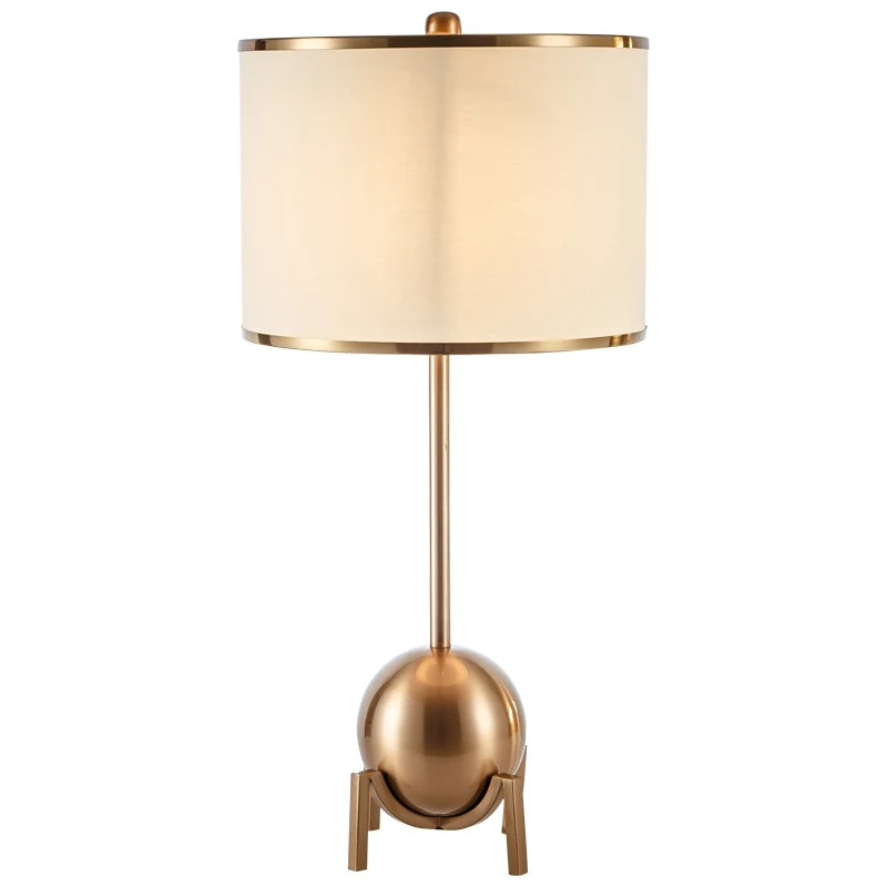 

Simple modern electroplated copper ball decorative ball Table Lamps bedroom decorative model room table lamp LU620 ZL65 YM