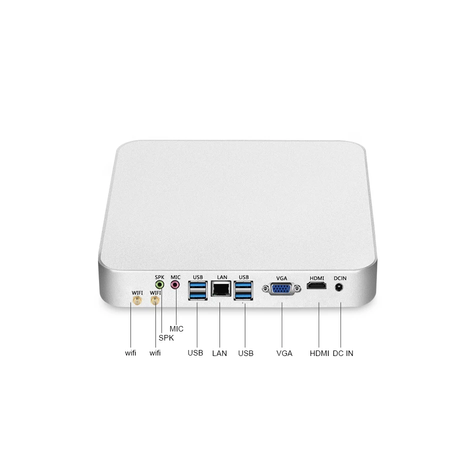 Mini PC i7 7500U i5 7200U i3 7100U Windows 10 8GB DDR4 240GB SSD 4K UHD Gaming PC HTPC HDMI VGA 300M WiFi Gigabit Ethernet