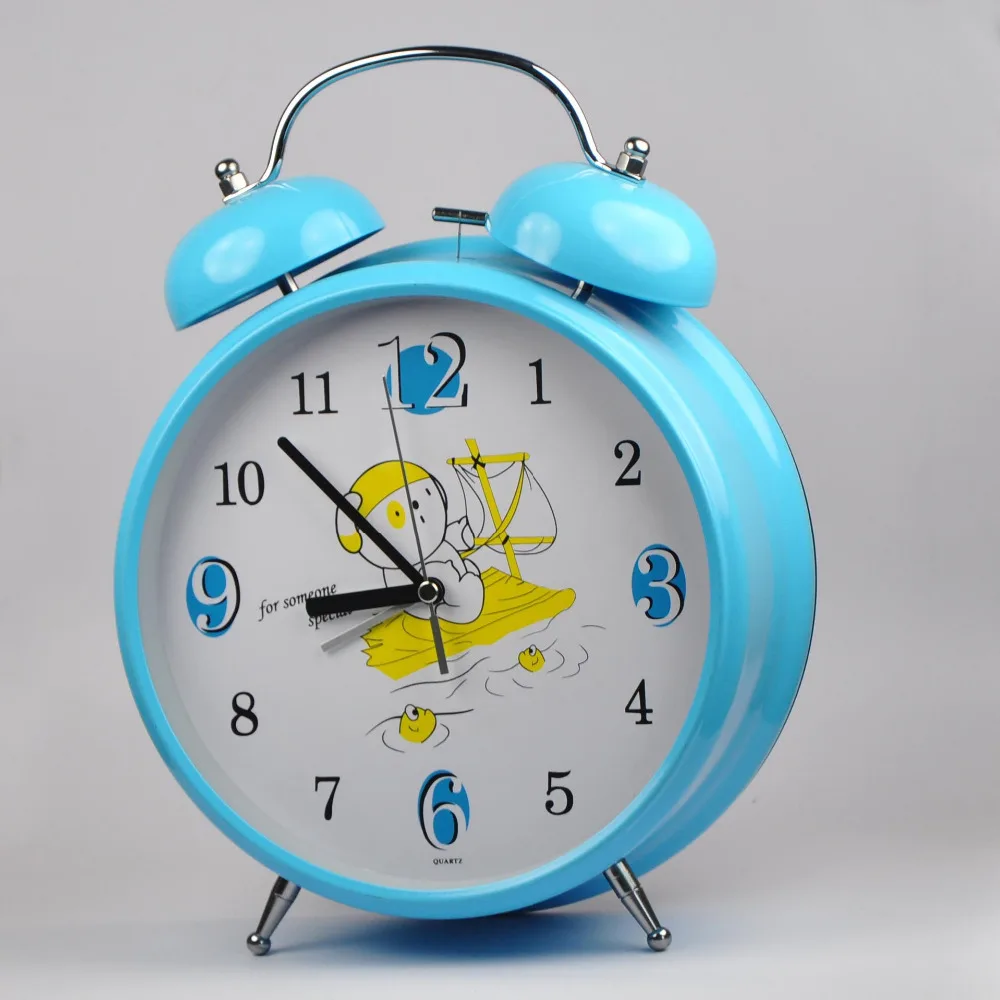 Оптовая продажа 9 дюймовый креативный огромный бесшумный будильник светящийся