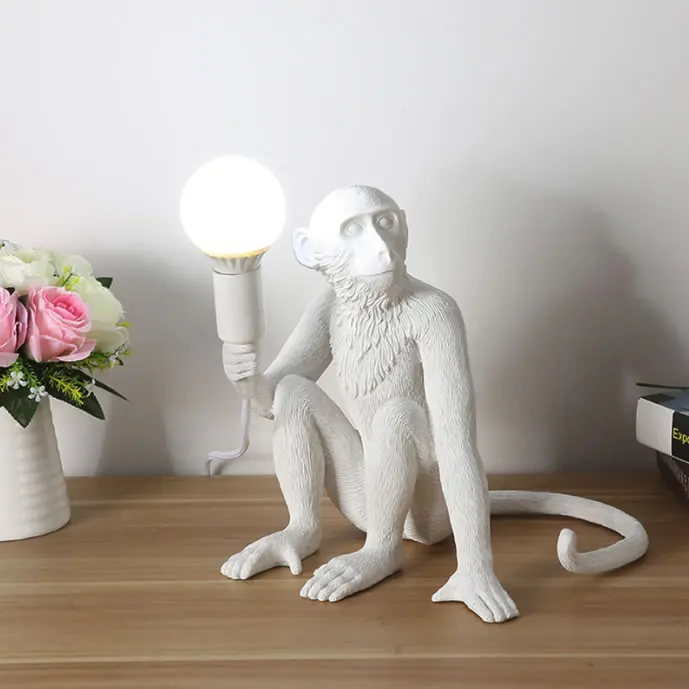Novelty Monkey Pendant Chandelier E27 Monkey table lamp Monkey Wall