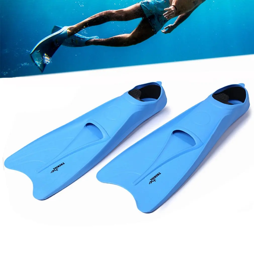

Super-soft Snorkeling Long Blade Enclosed Heel Swimming Fins Long Flippers Portable Comfortable Diving Training Equipment