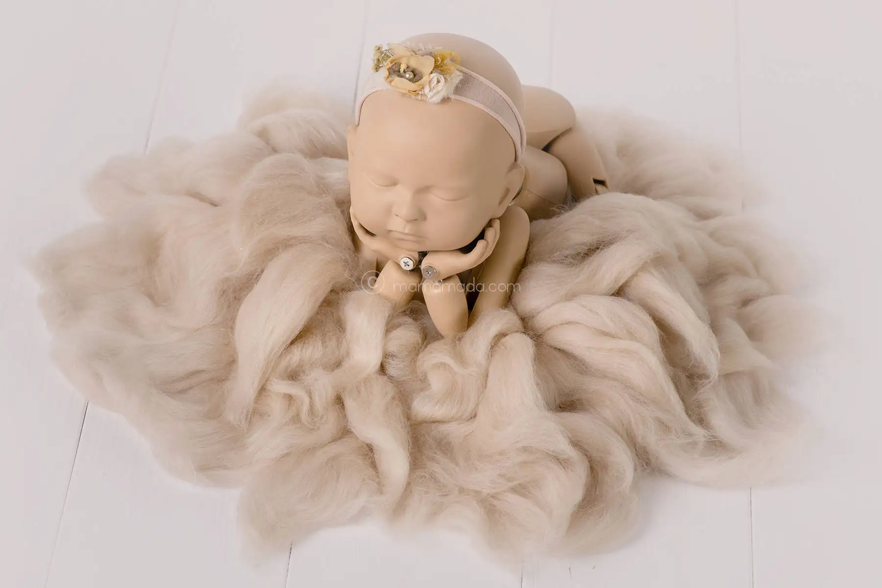 

Handmade Merino Style Felt 100%Wool Blanket Layer Fluffy Cloud Basket Filler Stuffer Newborn Baby Photography Backdrops Props