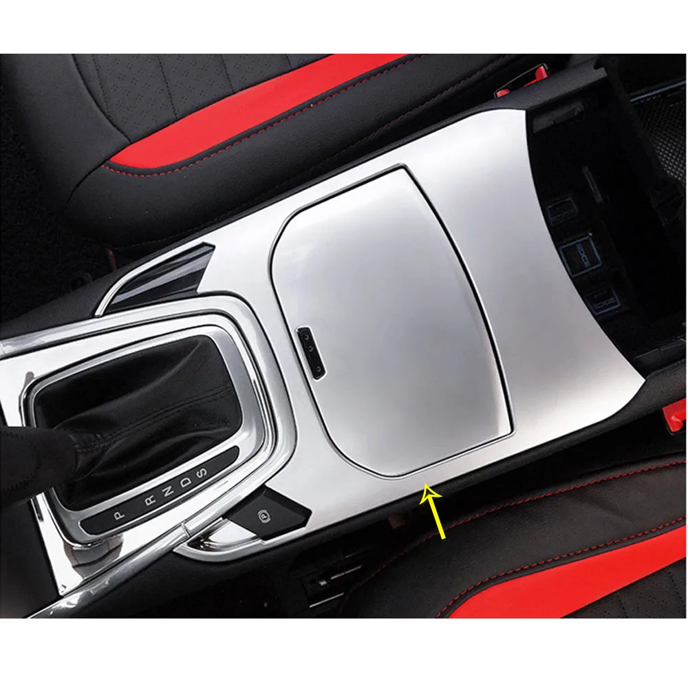 Для Ford Edge автомобильный чехол Корпус палка ABS хром внутренний Средний передний сдвиг весло чашка рамка отделка вытяжки