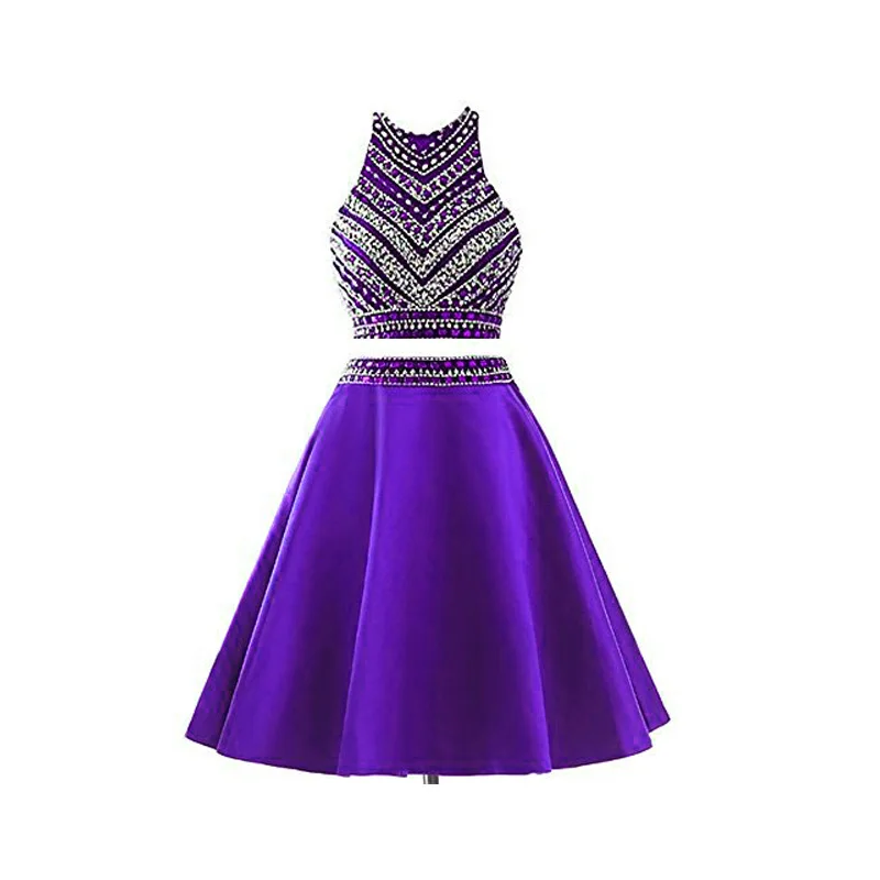 2 piece short homecoming dresses