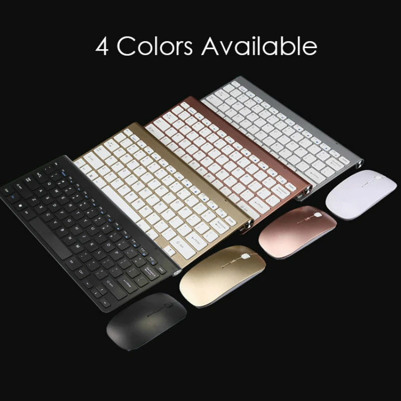 

Portable Wireless Keyboard Mouse Set for Mac Notebook Laptop TV Box 2.4Ghz Mini Keyboard Office for IOS Android