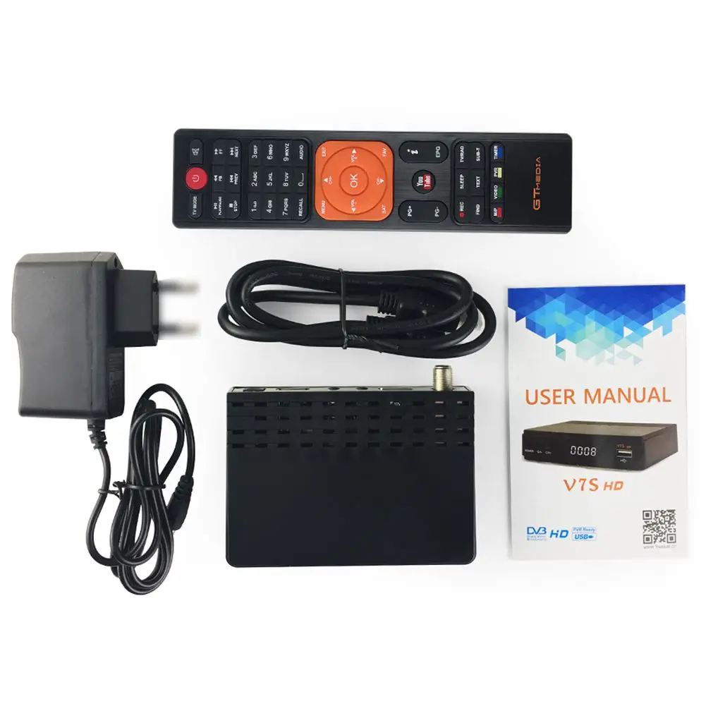 GTmedia Cccam Cline DVB-S2 Freesat V7S HD спутниковый ресивер обновление с V7 HD DVB S2 Цифровой рецептор