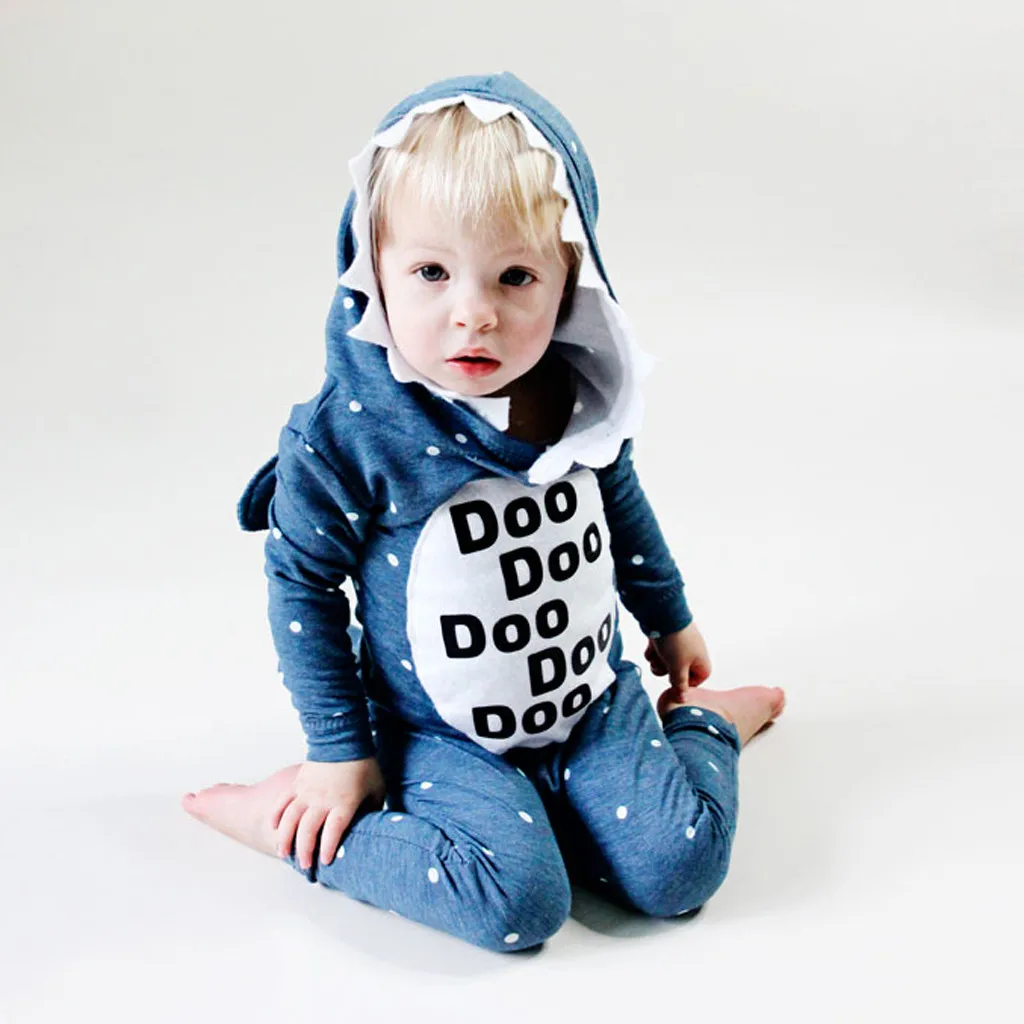 Infant Toddler Baby Boys Girls Cartoon Hooded Sweatshirt Coat Tops Outfits