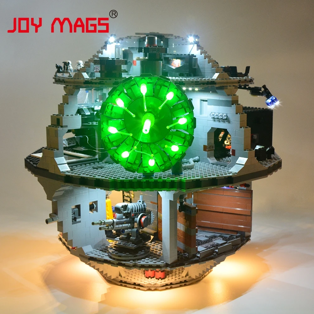 Комплект светодиодсветильник пы JOY MAGS для Death Star совместим с 10188 /10143/75159/05035 без