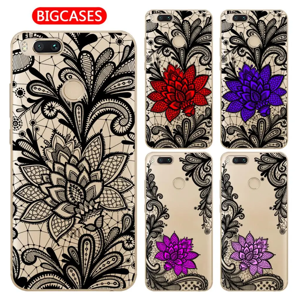 For Xiaomi Mi A1 5X Case Cover 5.5&quot Soft TPU Silicone Popular Cute Color Mandala Lace Stripe Flower Painted Pattern Phone |