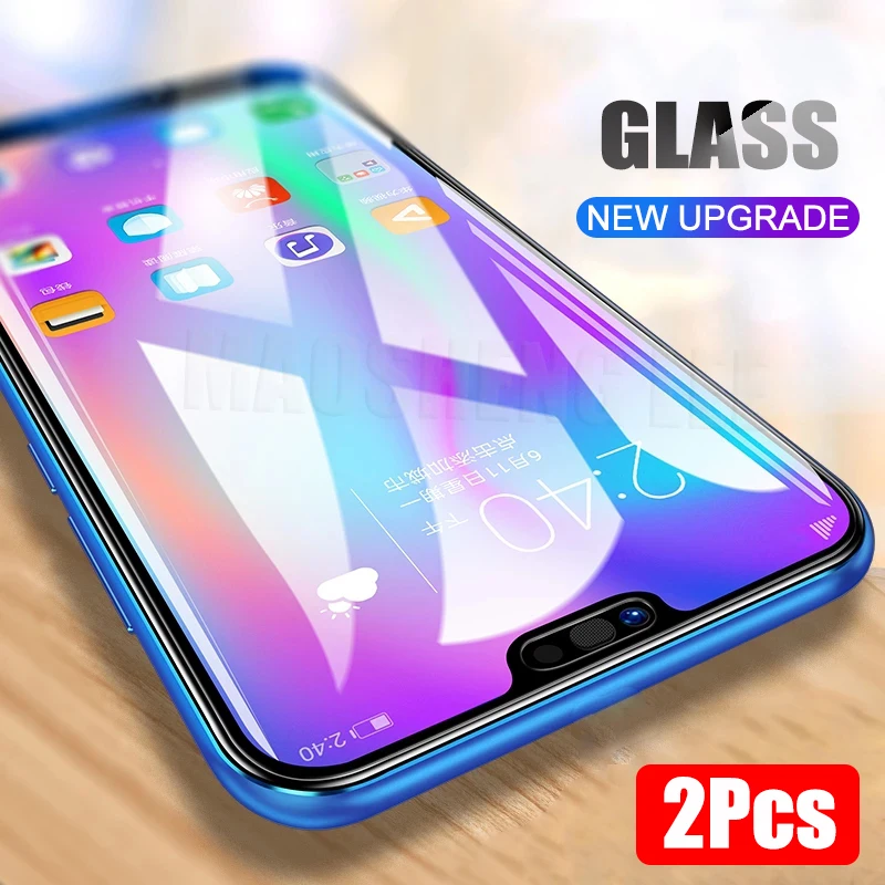 Закаленное стекло 2 шт./лот для Huawei Honor 10 защита экрана 9H закаленное Anti Blu Ray