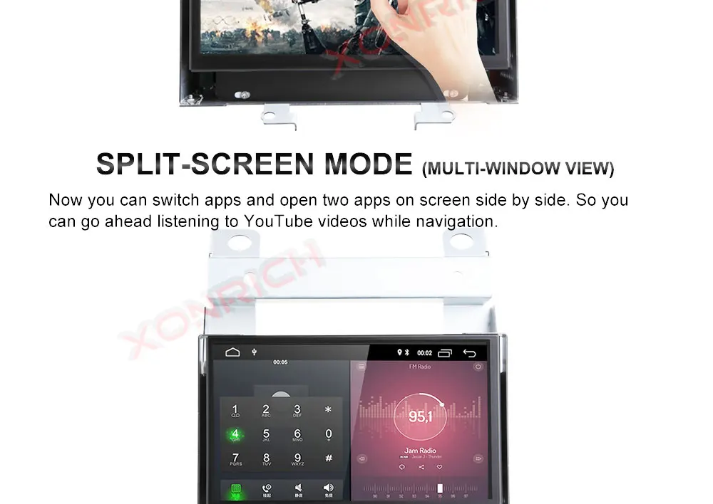 Perfect Android 8.1.0 HU Car Radio for Land Rover Freelander 2 2007-2012 GPS head units car multimedia Player car audio player headunit 24