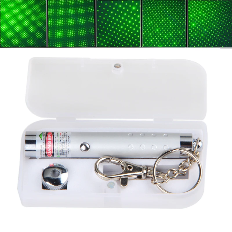 Тактический Брелок для ключей Mini 532nm 2 в 1 точечная звезда зеленая охотничья