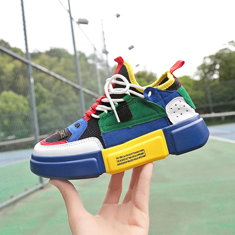 

WDHKUN Platform Sneakers Woman Unisex 44 Size Sock Shoes 2020 New Breathable Casual Shoes Platform Couple Sneakers For Woman