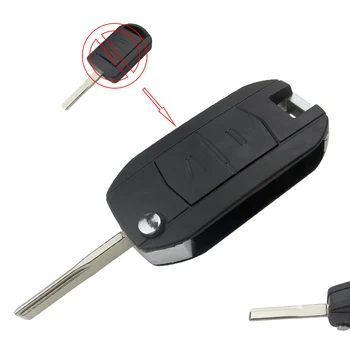 

2 Buttons Modified Flip Remote Car Key Shell For Vauxhall Opel Corsa Agila Meriva Combo Car Key Case Replacement Fob Accessories