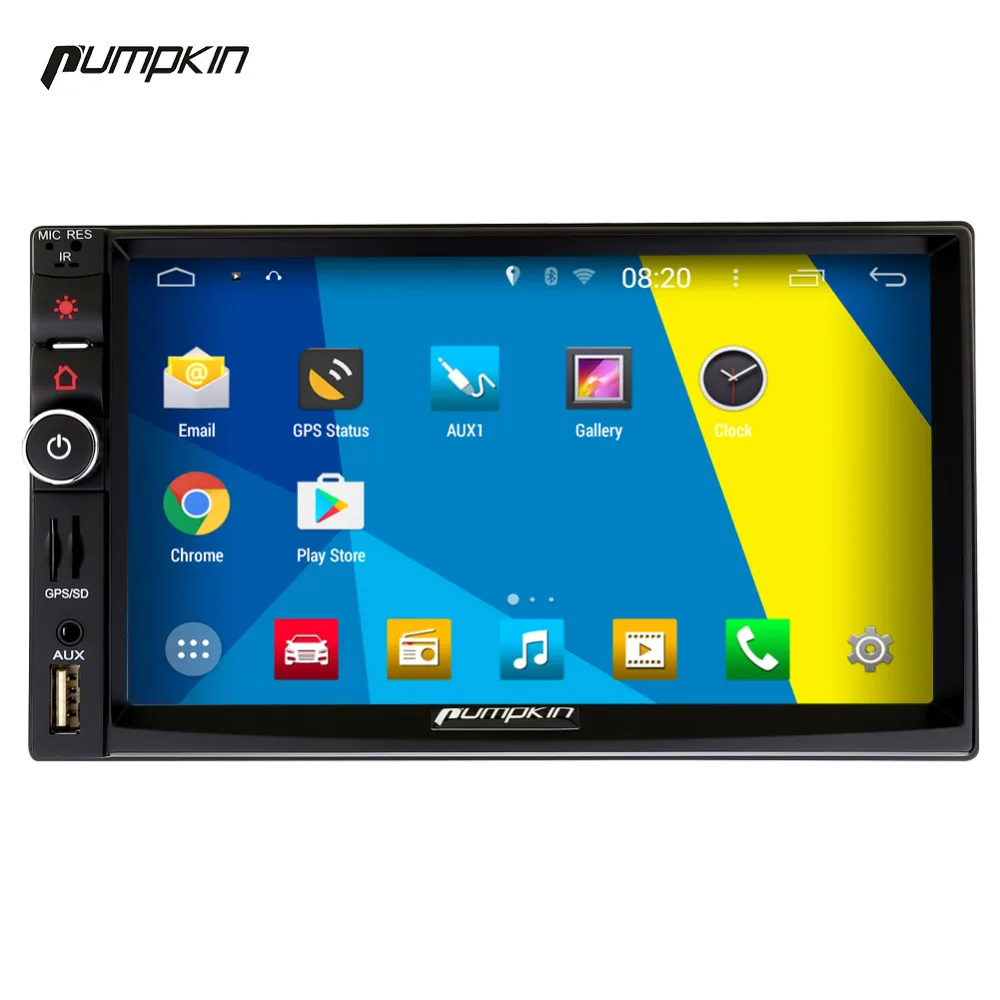 Pumpkin 2 Din Android 4.4 Car DVD Player Car Stereo GPS Navigation 7